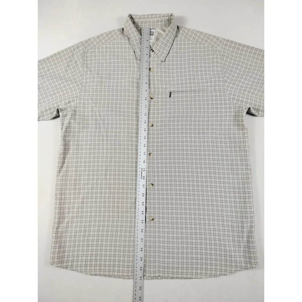 The North Face Shirt Mens Large Multicolor‎ Check Short Sleeve Outdoor Casual
